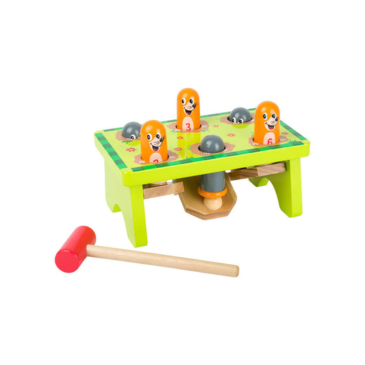 Holz - Klopfspiel für Kinder: "Hau den Maulwurf"