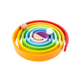 Load image into Gallery viewer, Wooden building blocks rainbow

