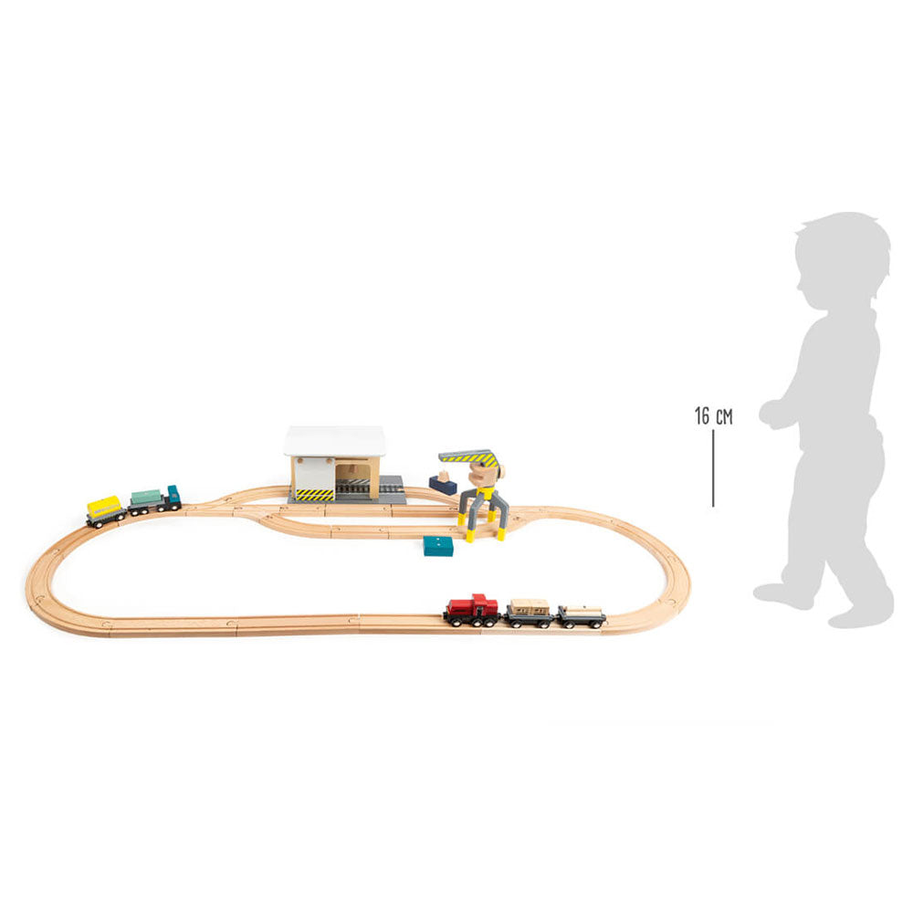 Goods station with accessories