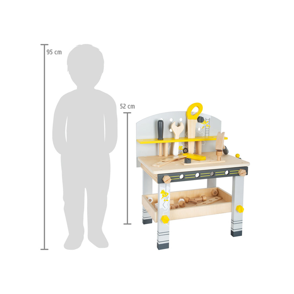 Werkbank mit Holzwerkzeug „Miniwob“