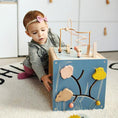 Load image into Gallery viewer, Seaside Motor Skills Cube – Wooden Learning Toy
