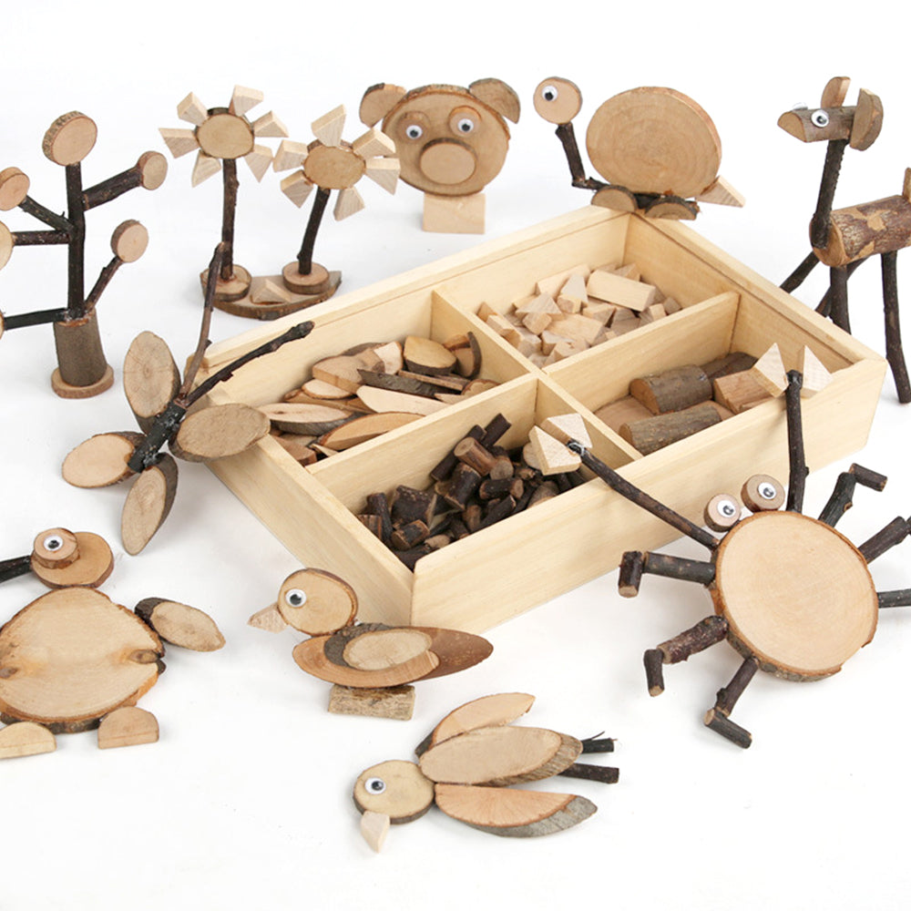 DIY-Holz Natur Bastelset