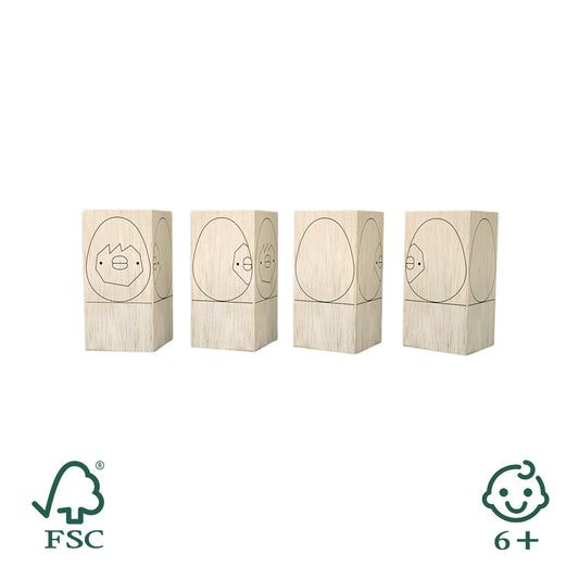DIY Cartoon Wood Carving Set