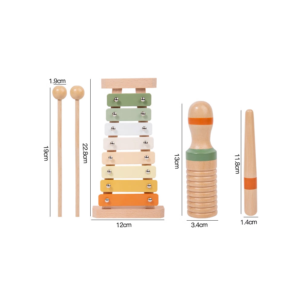 Set d'instruments de musique Montessori pour enfants