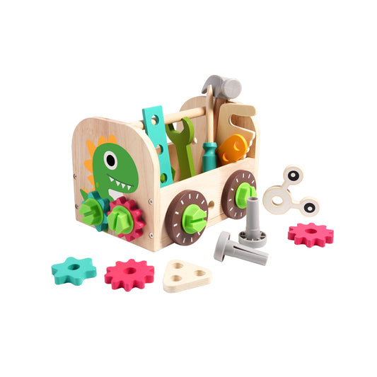 Boîte à outils en bois