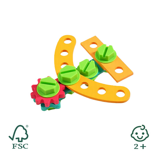 Boîte à outils en bois