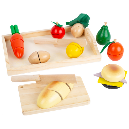 Frühstückstablett zum Schneiden